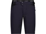 Man Bermuda Free Bike Con Intimo Interno In Rete Antracite (U423) 48