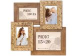 Zep Gallery Cornice Arezzo Wood Brown Per 3 Foto 10X15 Cm 1 Foto 15X20 Cm