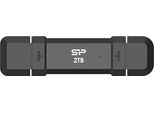 Silicon Power Portable External Ssd | DS72 | 2000 Gb | Usb Type-A/Usb Type-C 3.2 Gen 2 | Black