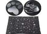 Cuccia Per Gatti, Tappetino Per Cani, Welsti Grigio Scuro L 100X70