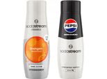 Sodastream Orange Zero Sciroppo Di Arancia Senza Zucchero + Pepsi Max Cola
