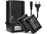 Cellonic 2X Batteria NP-W235 Compatibile Con Fujifilm X-T4 / Gfx 50S Ii / GFX100S / X-H2S 2250Mah + Caricabatterie Np W235 Di Ricambio, Pila + Caricatore