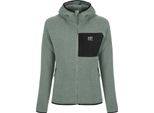 2117 Of Sweden Skord Pile Ladies Wool Fleece Hoodie Verde M