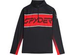 Spyder Paramount Felpa Mezza Zip Nero L Uomo Nero L