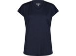 T-Shirt Cmp Da Donna In Jersey Con Scollo A V E Funzione Dry Blu 38