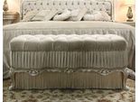 Casa Padrino Luxury Baroque Bench White / Gold 132 Cm - Mobili Barocchi - Italy