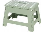 Excellent Houseware | Sgabello - Sgabello Pieghevole - 29 X 22 X 22 Cm - Verde - Gradino Pieghevole - Pieghevole - Carico 150 Kg