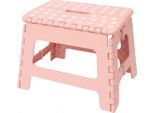 Excellent Houseware | Sgabello Pieghevole - Sgabello Pieghevole - 29 X 22 X 22 Cm - Rosa - Sgabello - Pieghevole - Carico 150 Kg
