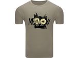 Diarbo T-Shirt Da Uomo Con Stampa Animale Meoow Khaki Taglia M