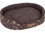 Letto Ovale Per Cani E Gatti, Welsti Marrone L 68X55