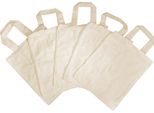 Eduplay 230-006 Sacchetto Di Stoffa Per Bambini, Non Stampato, 22X27 Cm, 100% Cotone, Naturale (Confezione Da 5)