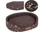 Cuccia Ovale Per Cani E Gatti, Welsti Marrone Xxl 100X80