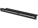 Lanberg PPKS-1024-B Lanberg Patchpanel Blank 24-Port 1U FüR Keystone Schwarz