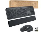 Logitech Mx Keys Combo For Business Gen 2 Tastiera Mouse Incluso Rf Senza Fili + Bluetooth Qwerty Italiano Grafite