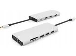 Estuff Single USB-C Dock - Dockingstation - USB-C 3.2 Gen 1 - Vga, Hdmi - Gige