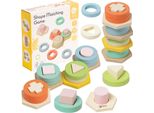 Mondo Classico Puzzle Montessori Di Forme E Colori Torre