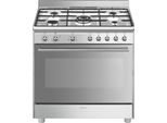 Smeg SX91GM Küchenherd Freistehender Herd A Gas Gaskochfeld Edelstahl
