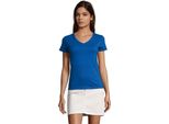 Sols - T-Shirt "Imperial"" Con Scollo A V Da Donna LT1769 (M) (Blu Royal)"