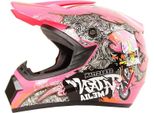 Casco Da Cross Casco Da Bambino Casco Da Moto Motocross Mejia Rosa Moto Taglia Xs