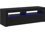 Mobile Tv Vidaxl Nero 120 X 35 X 40 Cm Materiale A Base Di Legno