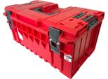 Qbrick System One 350 Vario Red Ultra Hd Valigia Portautensili Personalizzata Organizzatore Modulare 585 X 385 X 320 Mm 38 L Impilabile IP66 - Vecchia Versione
