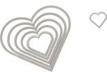 Sizzix 2118737561 Fram.Dieset Hearts