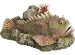 Ornamenti Ad Acqua "Steinfisch"" Mit Pflanzen 21,0 X 14,5 X 9,0 Cm"