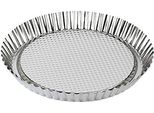 Tortiera Zenker 28 Cm, Teglia Per Deliziose Torte Alla Frutta, In Banda Stagnata, Adatta Per Forni Elettrici E A Gas, (Colore: Argento)
