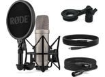 Rode NT1 Microfono Xlr Usb Di Quinta Generazione Con Supporto