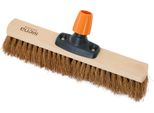 Scopa Per Ambienti In Cocco 40 Cm Senza Manico Supporto In Plastica, Faggio 100