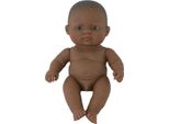 Miniland Baby Doll Ragazzo Latino-Americano 21 Cm - Bambola Giocattolo Realistica