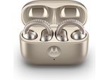 Motorola Moto Buds Loop Headset Wireless Ear-Clip-On Calls/Music/Sport/Everyday Bluetooth Beige