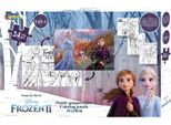 Luna 2In1 Puzzle Da Colorare Frozen Ii 24 Pezzi Con Immagini Da Colorare Formato 41X28 Cm