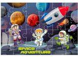 Luna Puzzle Puzzle Per Bambini Da 24 Pezzi Formato 41X28 Cm Con Immagini Da Colorare