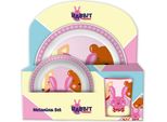 Set Da Colazione Amici Del Coniglio 3 Pezzi [Melamina]