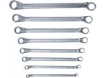 Ks Tools Set Di Chiavi A Doppio Anello, 8 Pezzi A Gomito, 6X7-20X22Mm, 517.0248