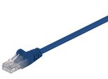 Goobay | Cat 5E | Cavo Patch | Doppino Intrecciato Non Schermato (Utp) | Maschio | RJ-45 | Blu | 10 M