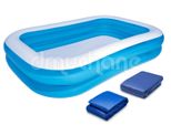 Piscina Gonfiabile Bestway Per Famiglie 262 X 175 X 51 Cm 3In1 54006