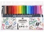 Koh-I-Noor Fineliner - Penne A Punta Fine, Colori Assortiti, In Confezione Da 24 Pezzi
