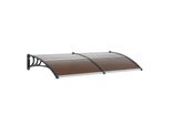 Vevor Baldacchino Per Porta D'ingresso 965X1987Mm Baldacchino UF50+ Pc Pellicola Di Protezione Solare Baldacchino Per Porta D'ingresso Foglio Pc + Staffa Abs + Connettore In Alluminio Baldacchino Resistente Ai Raggi Uv Baldacchino Per Porta D'ingresso Baldacchino Per Porta D'ingresso Marrone