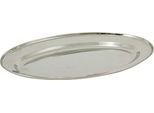 Home Elements Vassoio Ovale In Acciaio Inox, 40 Cm