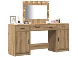 Syfax™ Tavolo Da Trucco Con Cassetto 3 Pcs Marrone Legno Multistrato