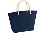 Borsa Da Spiaggia Westford Mill Con Design Nautico PC3655 (Taglia Unica) (Blu Navy)
