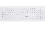 Active Key AK-C8100, Dimensioni Complete (100%), Wireless, Rf Wireless, Interruttore A Chiave A Membrana, Qwertz, Bianco