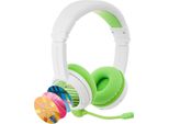 Buddyphones School+, Con E Senza Fili, Chiamate/Musica, 20 - 20000 Hz, 147 G, Cuffie, Verde, Bianco