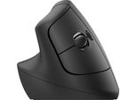 Logitech Lift For Business, Mancino, Design Verticale, Ottico, Rf Wireless + Bluetooth, 4000 Dpi, Grafite