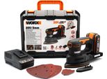 Worx WX822 Levigatrice Per Dettagli A Batteria 20V - Levigatrice Versatile Per Progetti In Legno