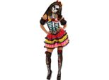 Rubies - Costume "Giorno Dei Morti Seniora"" - Donna BN4367 (M) (Nero/Rosso/Bianco)"