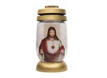 Nohel Garden Lampada Da Cimitero Gesu' Salvatore Vetro 110G D11X22Cm