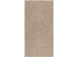 Vidaxl Tappeto Zizur Beige 60X110 Cm Effetto Juta Per Interni Ed Esterni